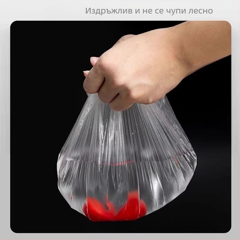 Пластмасово фолио за еднократна употреба, защитно от мухи, капак за остатъци от домакински хладилник, универсален пластмасов капак за купа, капак за купа