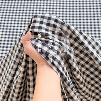 Добър комплект от три части от чист памучен чаршаф, непечатан, кариран, за обща спалня, памучен, клас А, калъфка за възглавница, за майка и бебе, пран памук