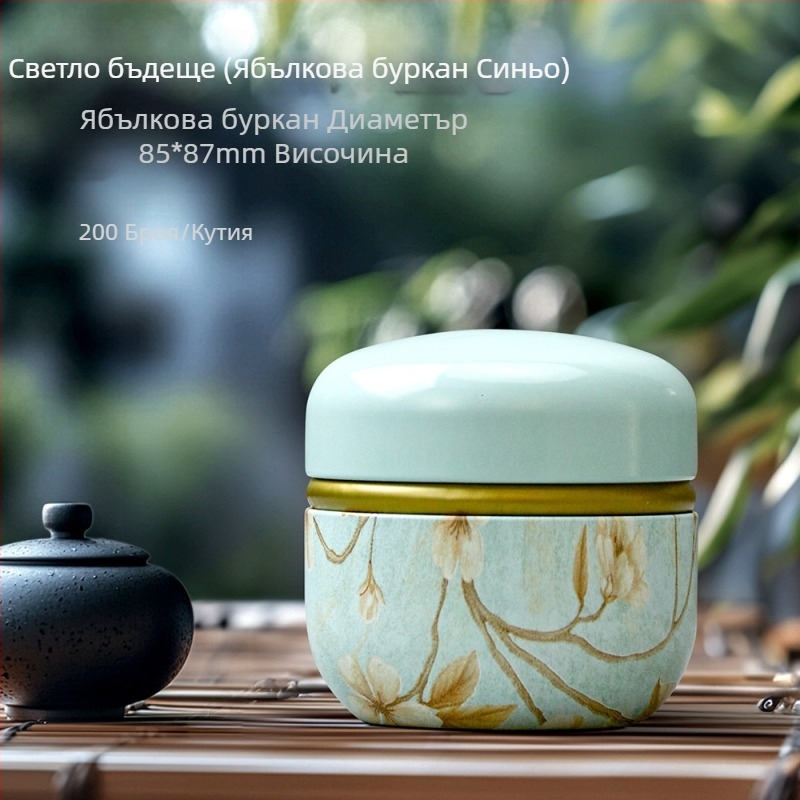 Нови консерви за чай National Tide, железни консерви, общ черен чай, зелен чай, ароматизиран чай 50 г 125 г, производители на опаковки за чай, празни консерви