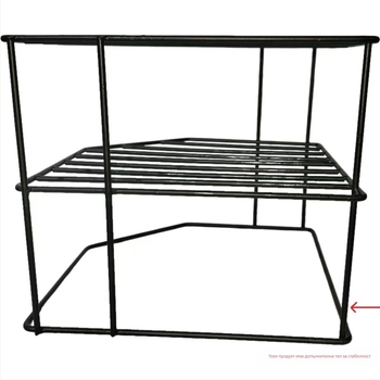 Креативна кована желязна стойка за кухненски подправки, метална стойка за съхранение на кухненски прибори, двуслойна настолна стойка за съхранение