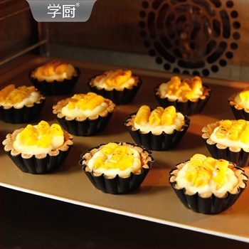 Проучване на готвач Трансгранични форми за яйчен тарт с хризантема Форми за торта Търговска форма за яйчен тарт с пудинг Търговска форма за торта