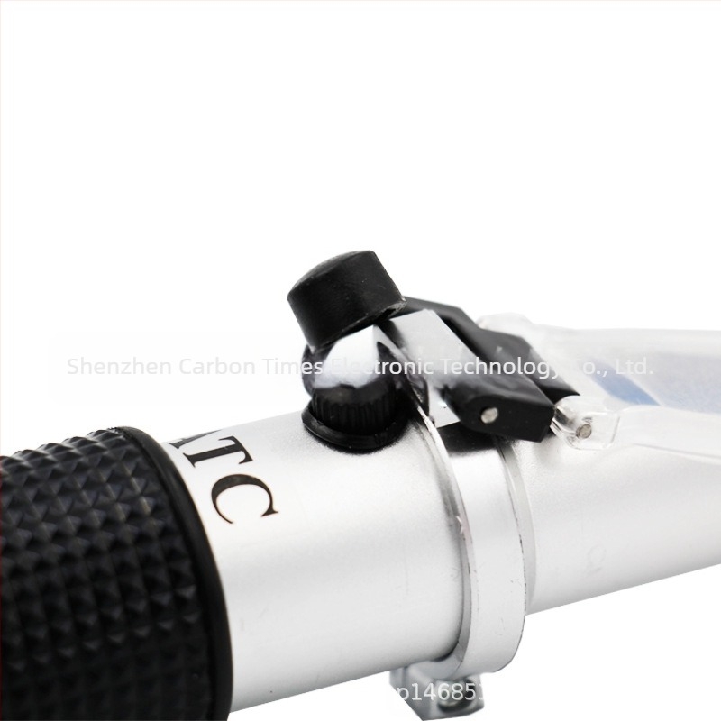 Високопрецизен 0-80% удобен ръчен рефрактометър за измерване на концентрацията на етанол и алкохол, инструмент за измерване на алкохол