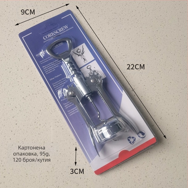 Многофункционална отварачка за вино от цинкова сплав, креативна отварачка за вино, инструменти за вино, спестяваща труд отварачка за вино