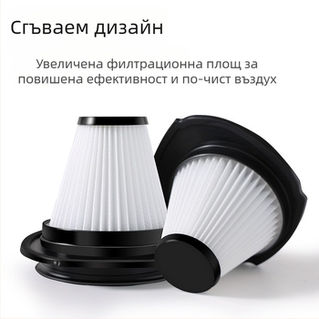 Подходящ за аксесоари за прахосмукачки Supor VCS59A-C1 филтърен елемент, миеща се HEPA цедка