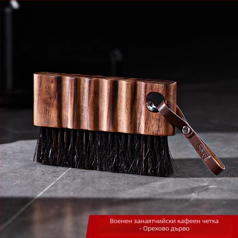 Четка за кафе машина Bincoo, четка за кафе, бар плот, четка за почистване на кафе на прах, инструмент за кафе, четка за почистване на шлака на прах