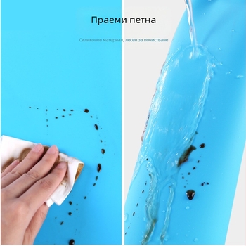 Силиконова подложка за хладилник с възможност за изрязване, търкаща и абсорбираща влага, голяма подложка за шкаф, подложка за чекмедже, кухненски джаджи