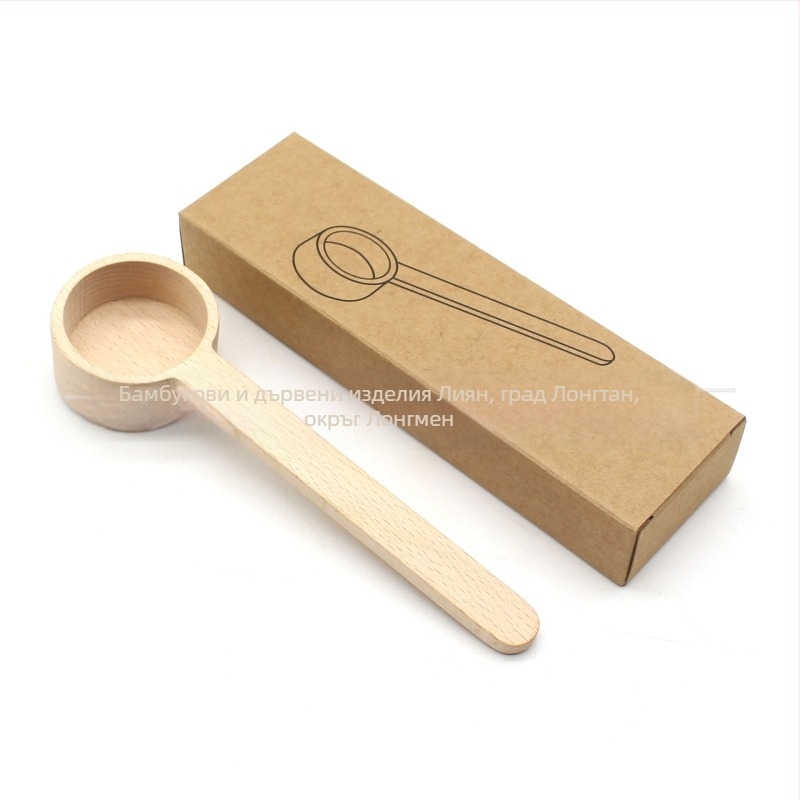 Дървена мерителна лъжица от черен орех, масивна дървесина с къса дръжка, лъжица за кафе от бук, кафе на прах, количествена лъжица за плодов прах, лъжица за подправки на едро