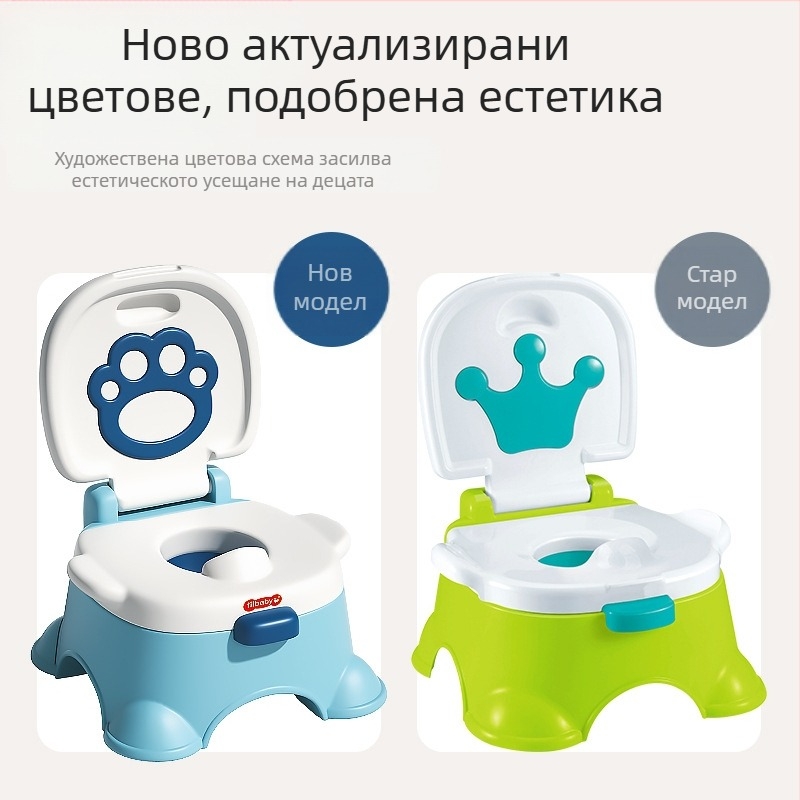 Детско гърне CrossBorder, Музикално гърне за жени, Малка тоалетна за бебета, Гърне за бебета момчета, Писоар