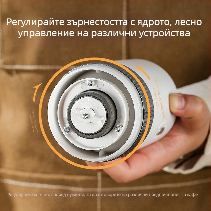 Кафемелачка Малка домакинска електрическа мелница Преносима изцяло ръчна мелница Кафемашина Ръчна кафемелачка