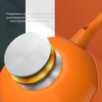 Майфан каменен осмоъгълен тиган с незалепващо покритие, удебелен тиган, кухненски уок, домакински, многофункционален уок, газов универсален