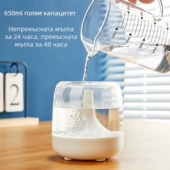 Овлажнител за въздух, мини овлажнител за домакинство, спалня, малка машина за ароматерапия, настолен, безшумен, таванна лампа, общежитие