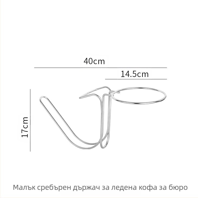 Нов удебелен настолен висок стелаж от неръждаема стомана, скоба за съхранение на KTV кофа за лед, кофа за шампанско, кофа за червено вино с лед