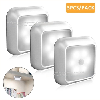 Креативна патентна нощна лампа, магнитна инфрачервена индукционна светлина за човешкото тяло, нова странна стъпаловидна безопасност в коридора, интелигентна индукционна светлина