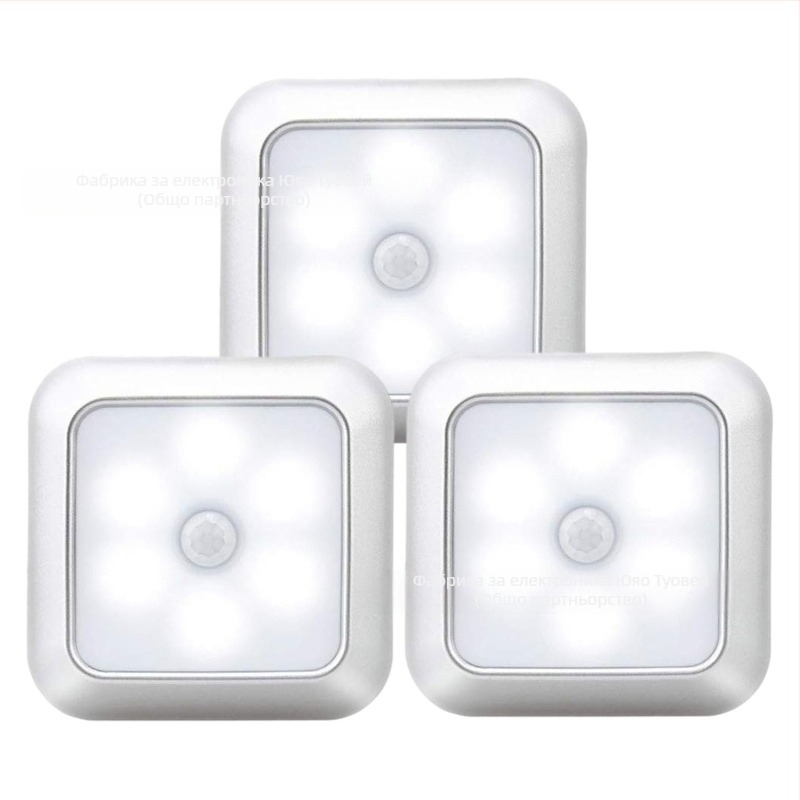 Креативна патентна нощна лампа, магнитна инфрачервена индукционна светлина за човешкото тяло, нова странна стъпаловидна безопасност в коридора, интелигентна индукционна светлина