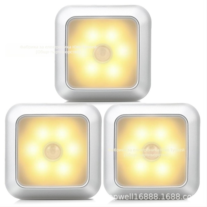 Креативна патентна нощна лампа, магнитна инфрачервена индукционна светлина за човешкото тяло, нова странна стъпаловидна безопасност в коридора, интелигентна индукционна светлина