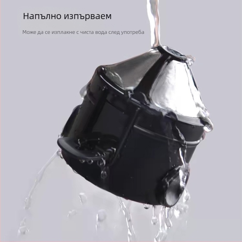 Домашен и търговски филтър за кафе от неръждаема стомана, висящ капков филтър за уши, двуслоен сгъваем мрежест екран, фуния, безплатен филтърна хартия