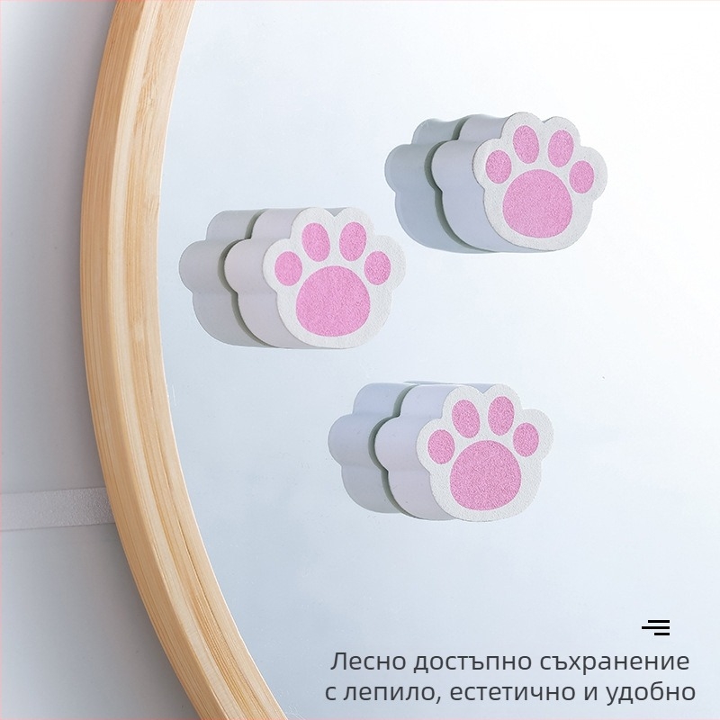 Нова гъба за почистване с котешки нокът, дезинфекцираща, магическа кърпа, кухненски кран, вана, дезинфекцираща кърпа за почистване на огледална повърхност