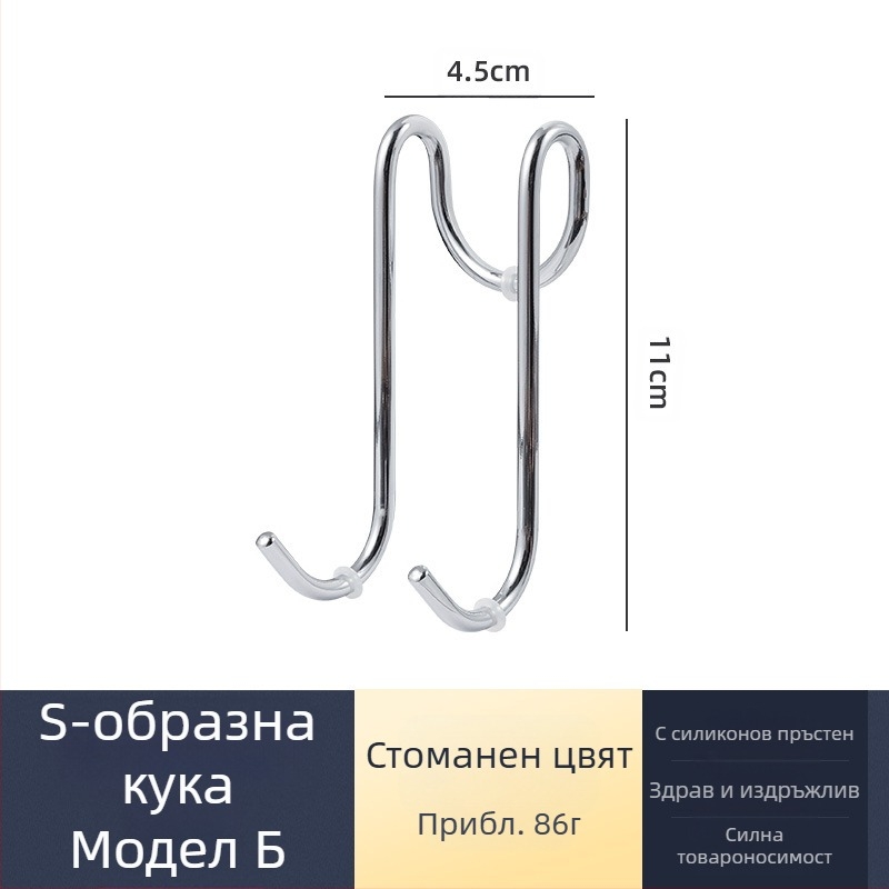 Почистващ препарат за стъкло от неръждаема стомана с кука за стъклочистачка Amazon трансгранични производители на едро