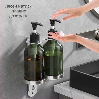 304 дозатор за сапун от неръждаема стомана, неперфориран хотелски тоалетен душ гел, дезинфектант за ръце, преса за трансграничен износ