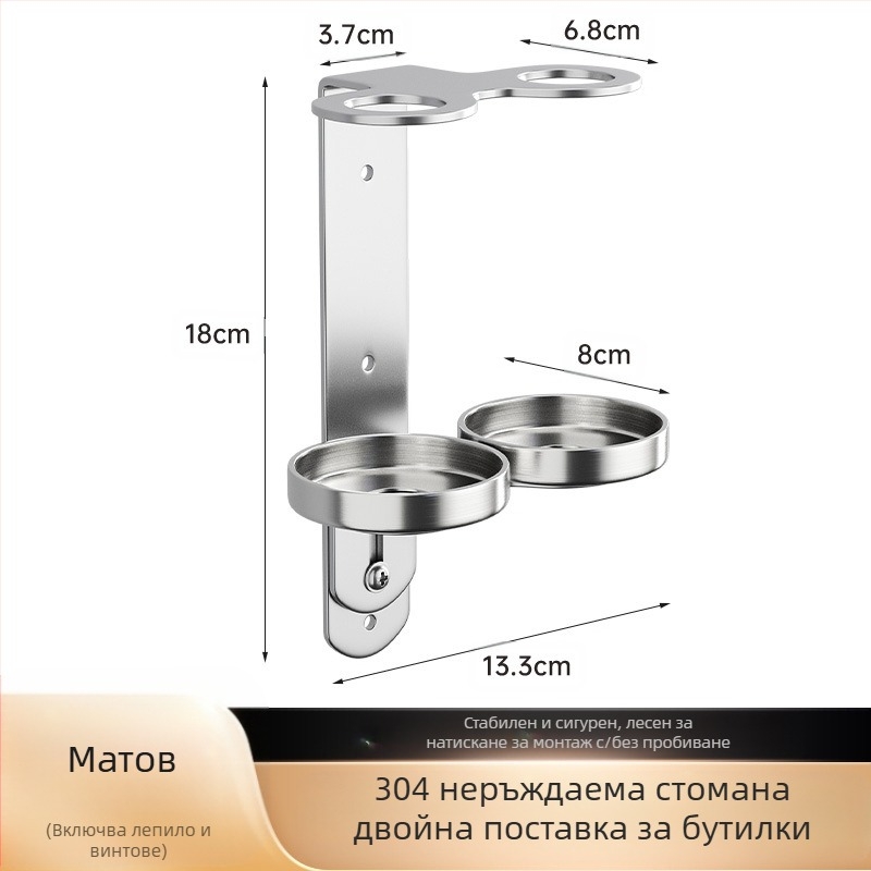 304 дозатор за сапун от неръждаема стомана, неперфориран хотелски тоалетен душ гел, дезинфектант за ръце, преса за трансграничен износ