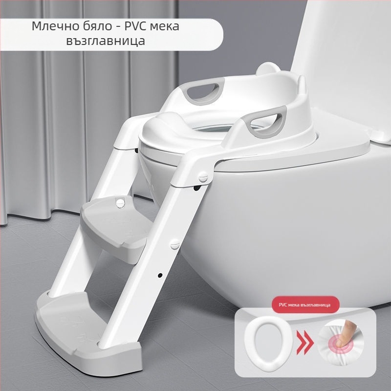 Детска тоалетна седалка, стълбищен тип момче и момиче, сгъваема рамка за тоалетна седалка, бебешки писоар