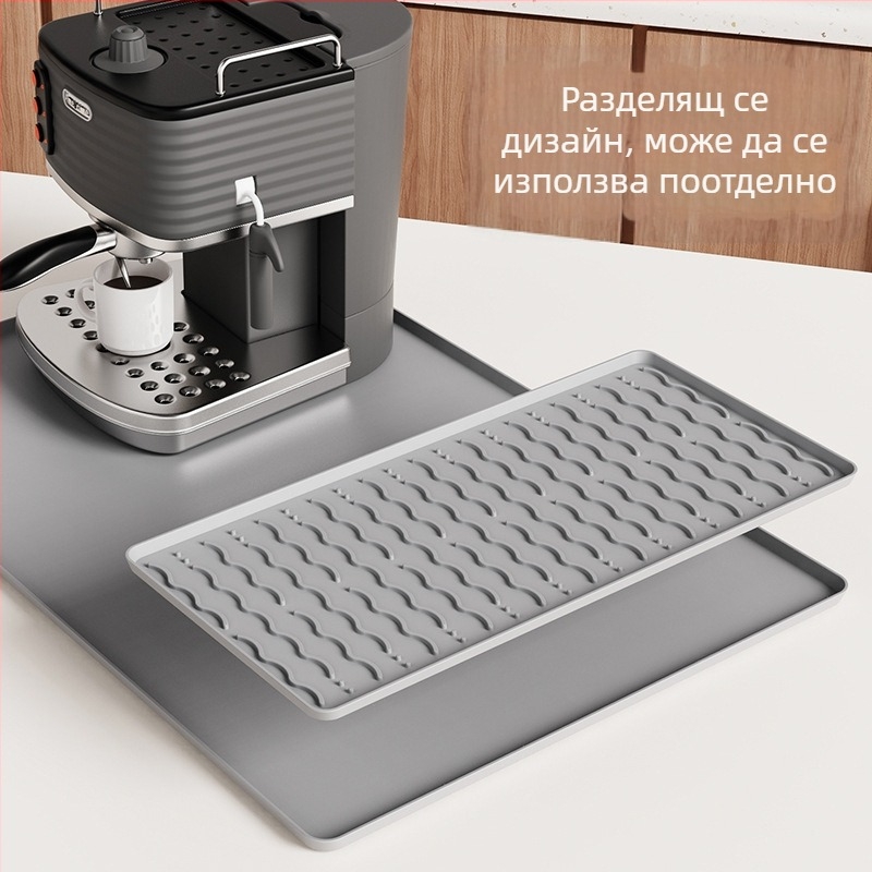 Нова подложка за кафе, подложка за сушене на купи, неплъзгаща се подложка за бар, силиконова подложка за кухненска маса, подложка за хранене, която не се мие