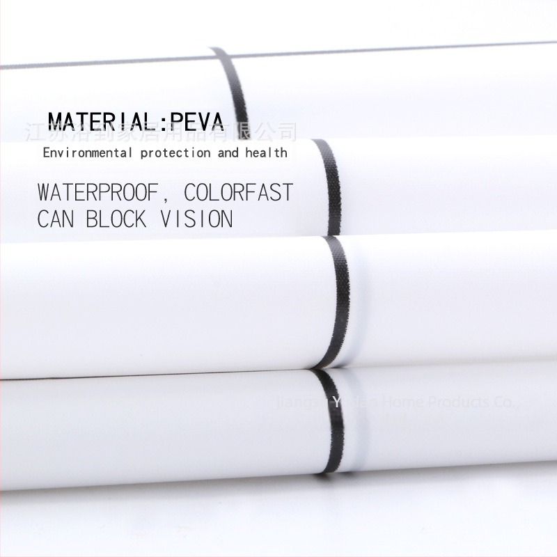 Трансгранична мраморна завеса за душ, водоустойчива, устойчива на мухъл, неперфорирана завеса за тоалетна