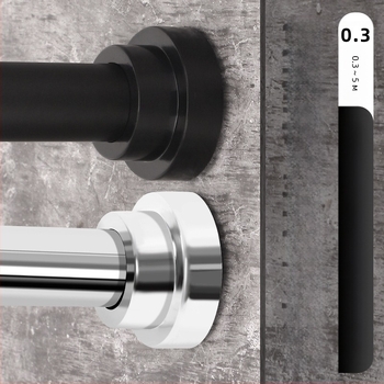 Ексклузивно за трансгранично снаждане на телескопичен прът, неперфориран прът от неръждаема стомана, прът за завеса за душ, прът за завеса за врата, прът за сушене на дрехи, прът за завеса за гардероб