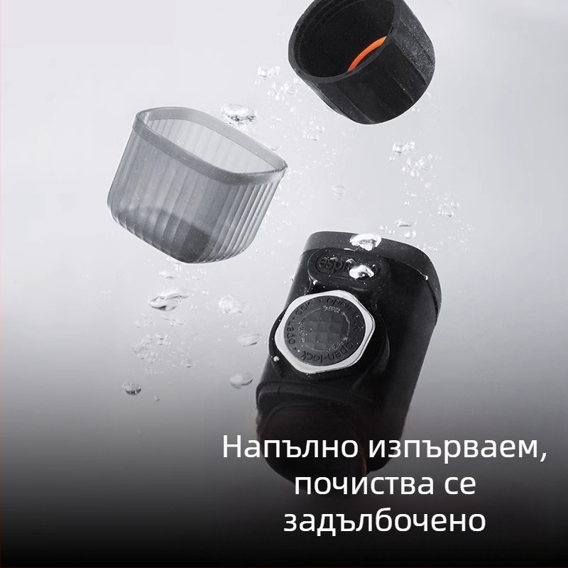 Трансгранична ръчно пресована кафе машина, полуавтоматична пневматична машина за еспресо на прах, преносима кафе машина за пътуване на открито