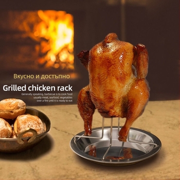 Неръждаема стомана Пилешка скара Домакинство Непокрита Пилешка скара Хотел Ресторант Пилешка скара Скара с шаси