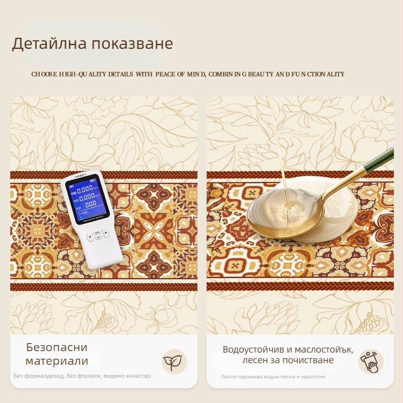 Американска покривка за маса за хранене, водоустойчива, маслоустойчива, за еднократна употреба, противоопарваща PVC подложка за маса, лека луксозна, висококачествена масичка за кафе, защитна подложка за настолни компютри