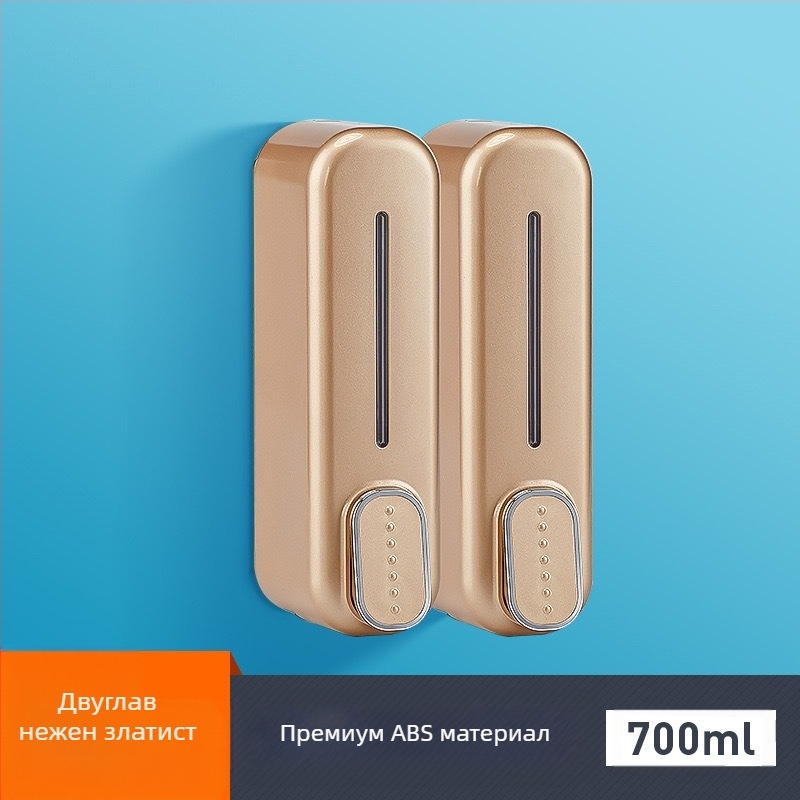 Стенен ръчен дозатор за сапун Press, хотел, кутия за шампоан за баня, трансгранична доставка