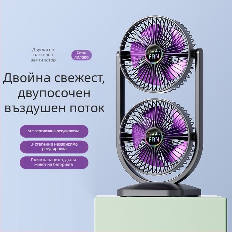 Нов вентилатор USB за зареждане на вентилатор за настолни компютри голям вятър двупосочен вентилатор производители на вентилатори за къмпинг на открито