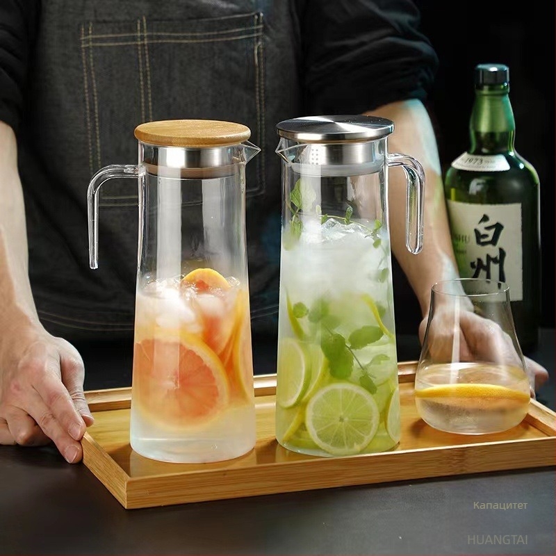 Акрилна пластмасова студена кана за ресторант, кана за ресторант, бар, кана за бира, цветен чайник, декантер, компютърна кана за сок