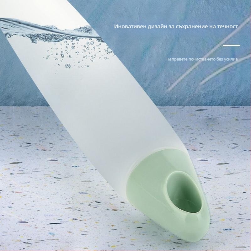 Новата многофункционална четка за почистване на стъкло, домакинска четка, се предлага с гъба за лейка, двустранно почистване на стъкло