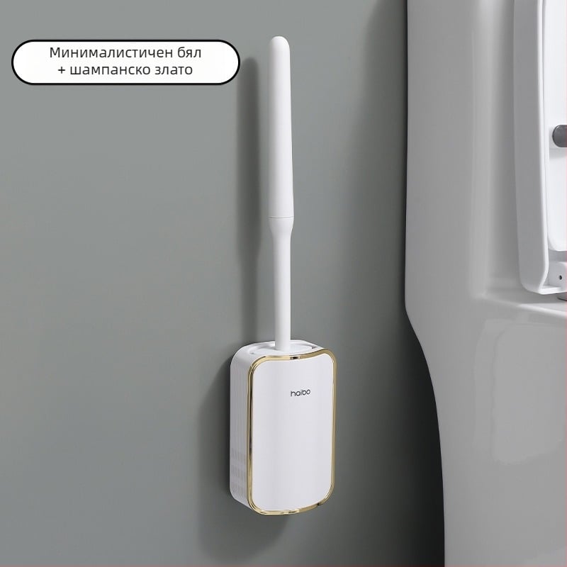 Четка за тоалетна с външна търговия без задънени улици, достъпна луксозна стенна четка за тоалетна, тоалетна за баня, тоалетна за почистване на тоалетна