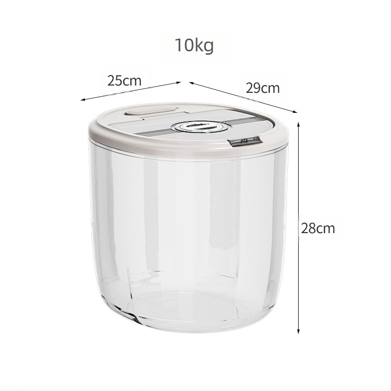 Домакинска кофа за ориз, запечатана, устойчива на насекоми, влагоустойчива кутия за съхранение на ориз с хранителен клас, кухненски буркан за ориз, резервоар за съхранение на брашно, кофа за зърно, различни видове