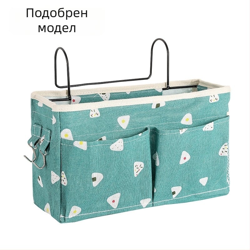 Многофункционална чанта за нощно шкафче, висяща кошница за нощно шкафче в общежитие, платнена кошница за легло, съхранение на артефакт