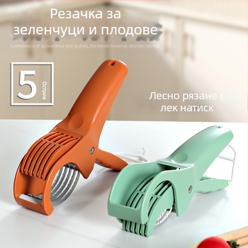Трансгранична нова кухненска машина за рязане на зеленчуци и плодове от неръждаема стомана, многофункционална машина за рязане на зеленчукова салата и плодове