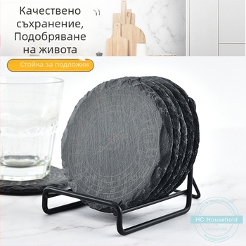 Кухненски топлоизолационен рафт за подложки, креативна стойка за подложки, кухненска многофункционална железна стойка за съхранение