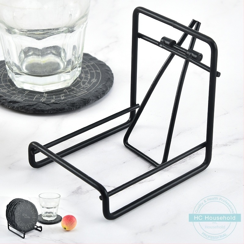Кухненски топлоизолационен рафт за подложки, креативна стойка за подложки, кухненска многофункционална железна стойка за съхранение