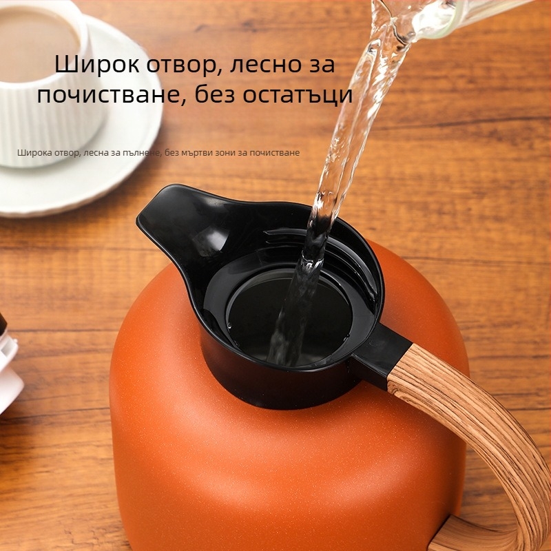 Вакуумна кана за чай, двуслойна топлоизолация, термос с голям капацитет, бутилка за съхранение на топлина, висококачествени подаръци
