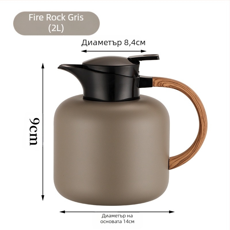 Вакуумна кана за чай, двуслойна топлоизолация, термос с голям капацитет, бутилка за съхранение на топлина, висококачествени подаръци