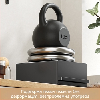 Кухненска стойка за съхранение на кафе машина, многофункционална стойка за съхранение на чайник, кутия за съхранение на капсули за чай и кафе