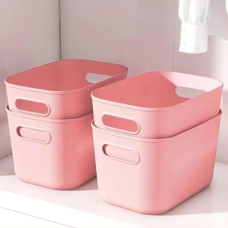 Кутия за съхранение № 4, кошница за съхранение на детски играчки, студентски общежития, закуски, бельо, чорапогащи, кухненски принадлежности, кутия за съхранение на разни неща