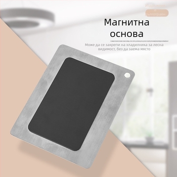 Стикер за хладилник от неръждаема стомана 304 с магнитна скала, мерителна чаша, аксесоари за мерителна лъжица, обща таблица за сравнение на мерни единици