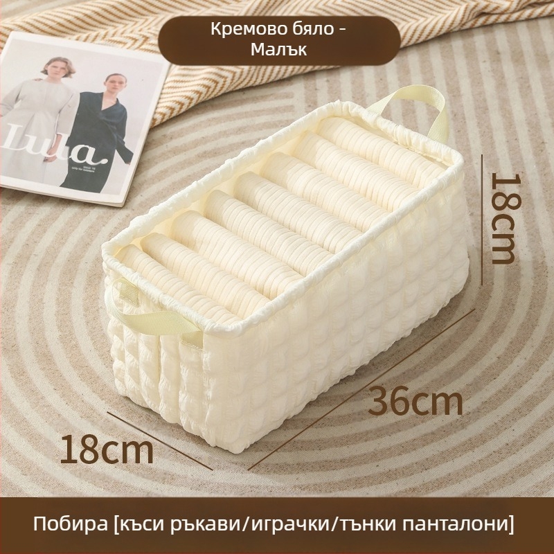 Кутия за съхранение на дрехи, домашен гардероб, многослойна артефактна кошница за дрехи, панталони, органайзер, сгъваема кутия за съхранение от плат
