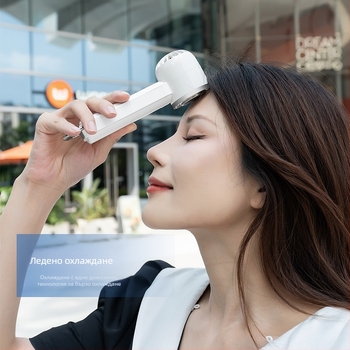 Нов полупроводников хладилен ръчен вентилатор с компресор за лед, преносим алпинистичен висящ вентилатор с катарама, 5-степенен голям настолен вентилатор