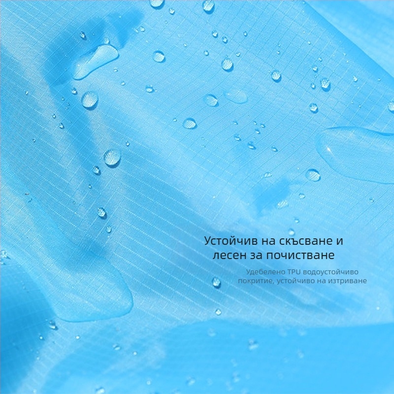 ETRAVEL Плажна постелка, влагоустойчива постелка за пикник на открито, платнена постелка за пролетни екскурзии, преносима водоустойчива удебелена постелка за трева