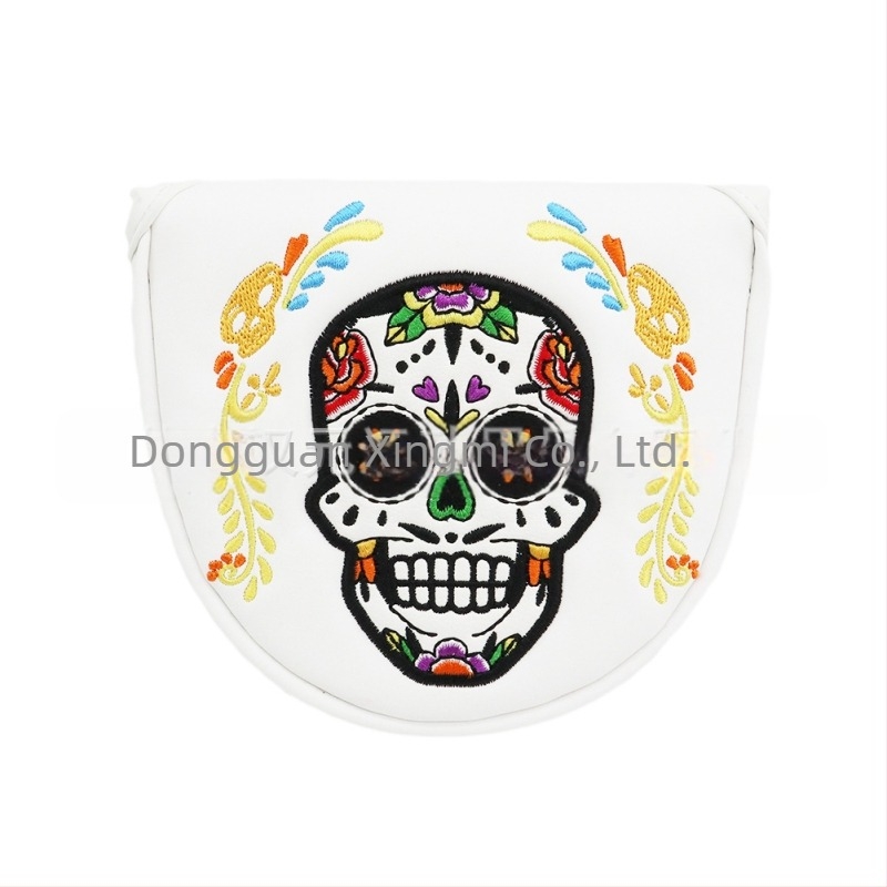 Нови производители на едро, трансгранична електронна търговия, покривало за голф стик, покривало за стълб, дървен костюм за стълб, череп, покривало за стълб